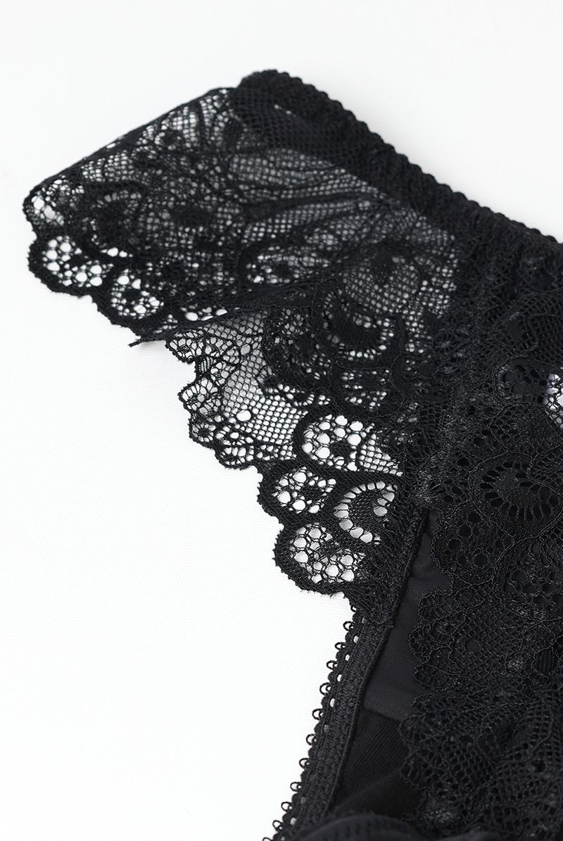 画像14: NOIR thong  | タンガ・Tバック・ブラック | Sawren サブレン【即日発送・サイズ交換NG・メール便対象】輸入下着・高級ランジェリー  (14)